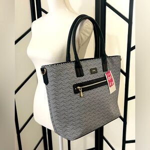 Trina Turk Black and White Tote Bag. Extra Large !